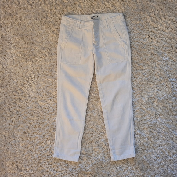 AE Outfitters White Denim/Cotton hip-hugger Pants - Picture 1 of 9